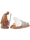 copy of Nativity series 12 cm in terracotta and fabric with