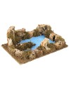 Lago con rocce 20x14x7 cm rocce, lago, 20x14x7 Mondo Presepi