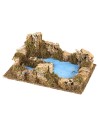 Lago con rocce 20x14x7 cm rocce, lago, 20x14x7 Mondo Presepi