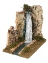 Cascata nella roccia con fiume 15x24x22 cm nella, cascata