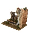 Cascata nella roccia con fiume 15x24x22 cm nella, cascata