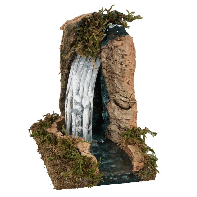 Waterfall in rock with river depth effect cm 10x13x13.5