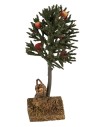 Albero di mele h 17,5 cm albero, mele Mondo Presepi