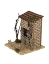 Brick stall cm 13.5x13.5x15 h statues, 5x13, moss, height