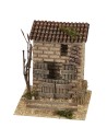 Brick stall cm 13.5x13.5x15 h statues, 5x13, moss, height