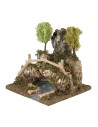 Grotta con lago effetto profondità cm 20x20x22 h cork, statues