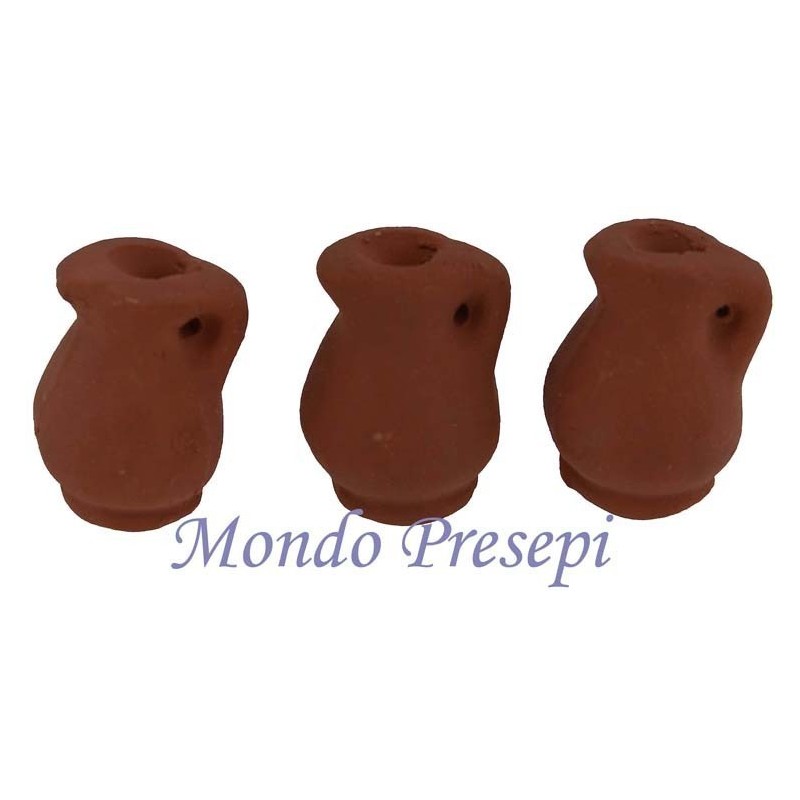 Set 3 anfore cm 2 Mondo Presepi