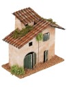 Casa di campagna cm 13x7,5x13 h muschio, sughero, legno