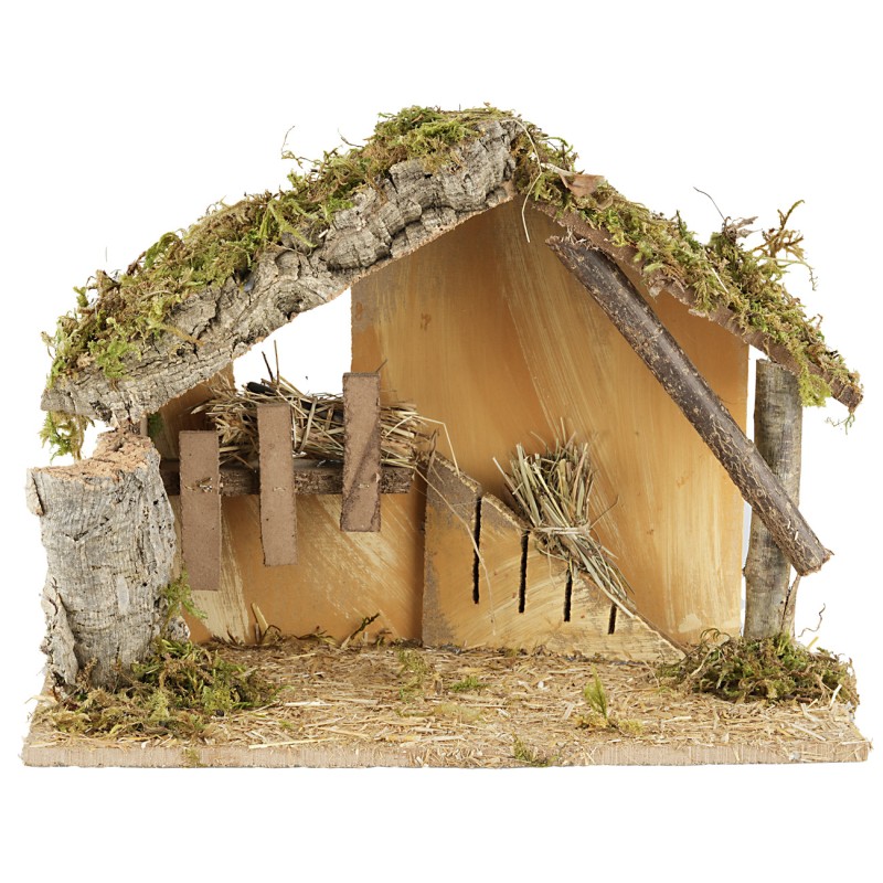 Capanna per presepe cm 32x17x23 h