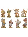 Set 8 statuine presepe 4 cm Euromarchi euromarchi, base