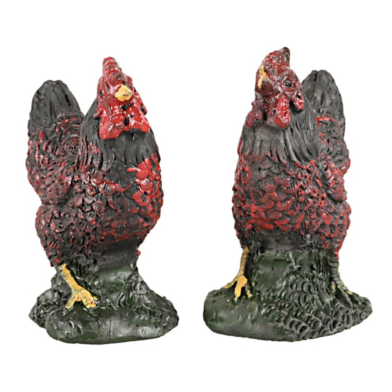 copy of Set of 3 resin chickens for 15-20 cm figurines