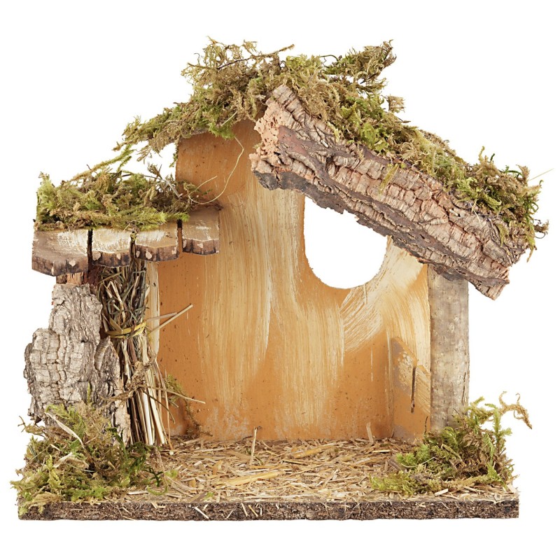 Capanna per presepe 23x12x19,5 cm presepe, capanna, 23x12x19