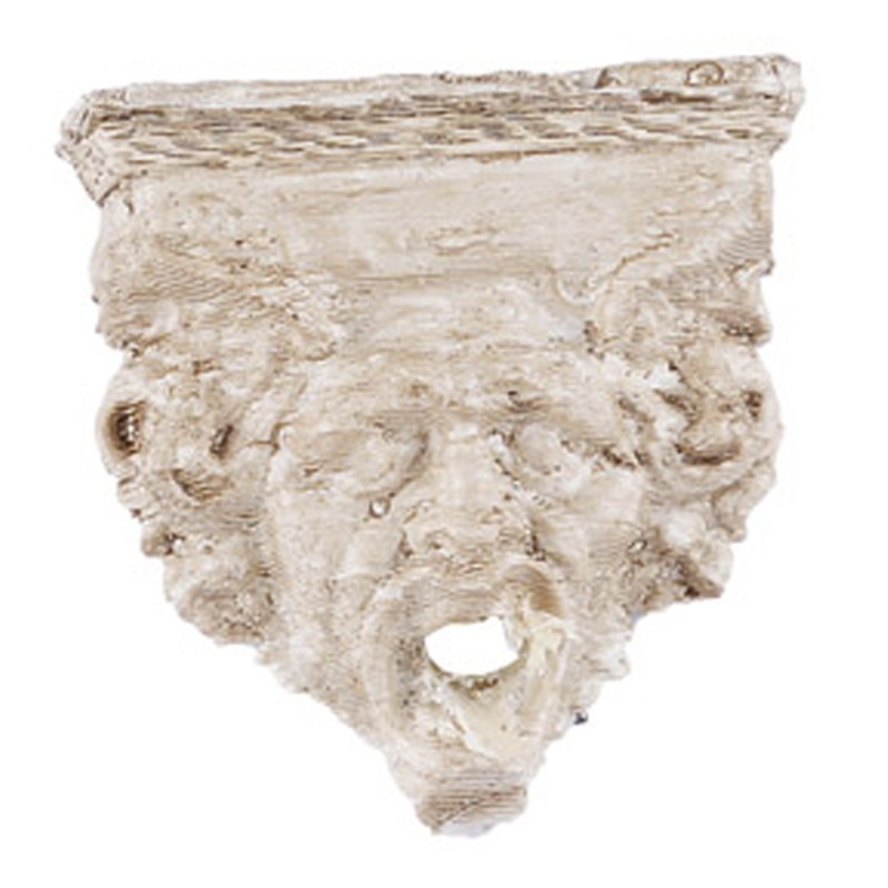 Testa di Gargoyle per fontana 3,5 cm foro, gargoyle, testa