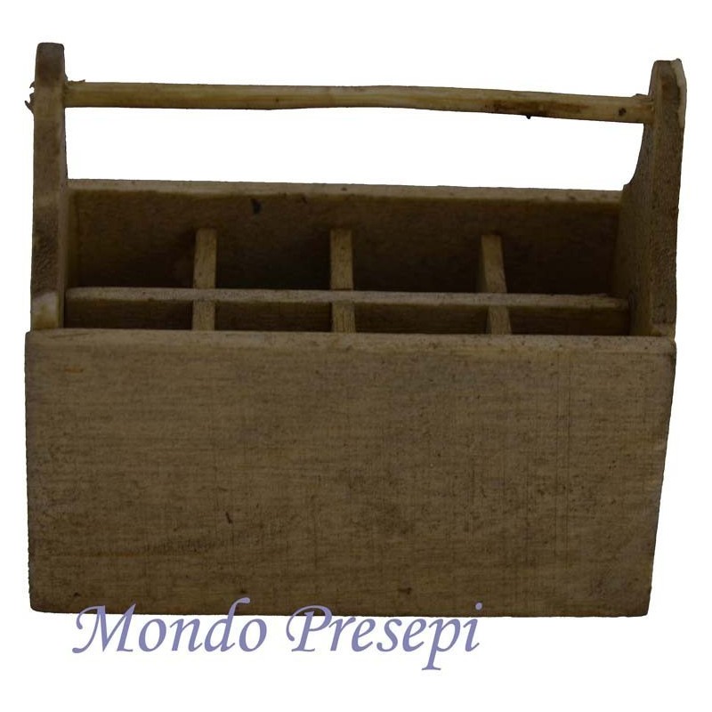 Caja de herramientas de madera Mondo Presepi