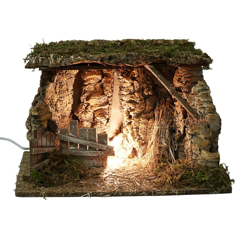 Grotta illuminata cm 39x27x25h