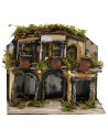 "Village for statues 6-6.5 cm in Neapolitan style, dimensions 21.5x13x17.5 cm h"