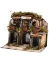 "Village for statues 6-6.5 cm in Neapolitan style, dimensions 21.5x13x17.5 cm h"