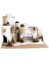 Presepe arabo con fontana funzionante cm 59x49x40 h