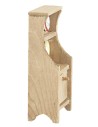 Mobile da cucina in legno 4,5x3x9,5 cm legno, statue, altezza