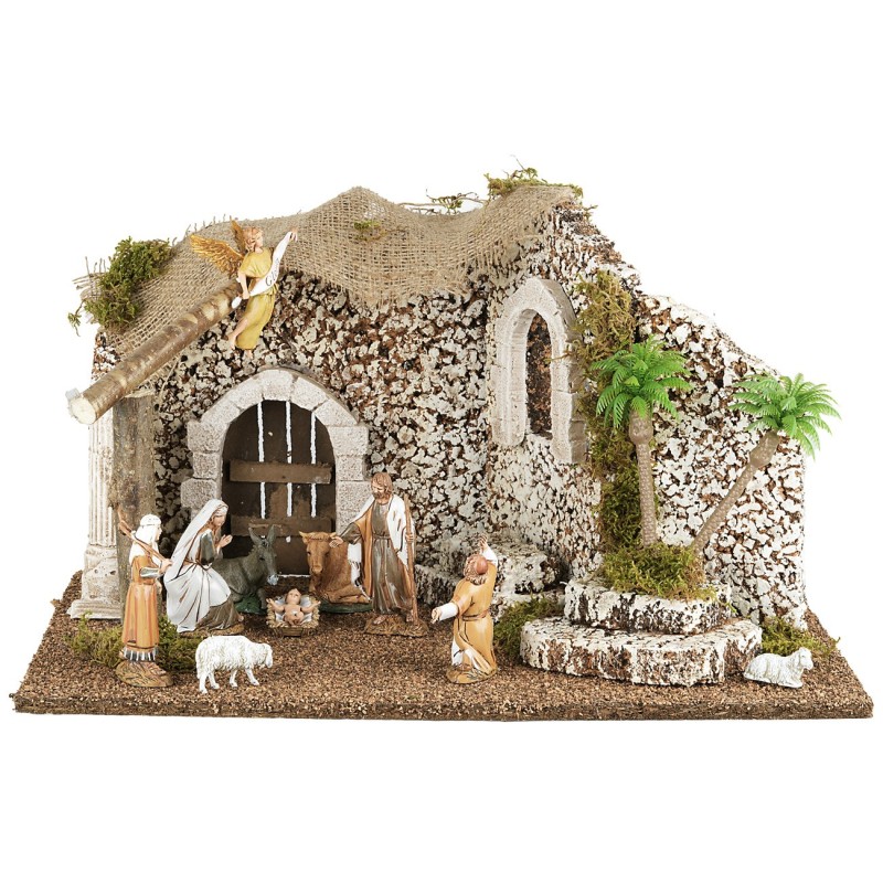 Presepe palestinese cm 46x32x26,5h altezza, serie, sughero