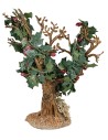 Vite con grappoli d'uva nera h 13,5 cm alberi per presepe