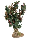 Vite con grappoli d'uva nera h 13,5 cm alberi per presepe