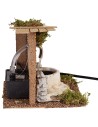 Electric stone fountain for nativity scene