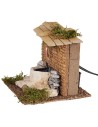 Electric stone fountain for nativity scene