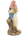 Shepherd with flute in painted resin, Landi economic series 10.