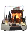 "Christmas market stall with lights and sounds cm"