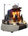 "Christmas market stall with lights and sounds cm"