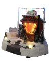 "Christmas market stall with lights and sounds cm"