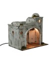 Ambiente arabo illuminato cm 31x20x31h statue, legno, sughero