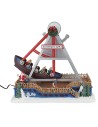 Christmas carousel with rocking ship complete with lights and music