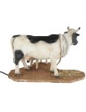 Cow with calf in motion for 30 cm statues