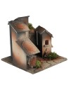 Borgo angolare cm 15x15x14 h casetta, case, casa, casette