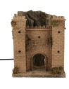 Castle with moving gate, dimensions 24x20x29.5 cm (height)