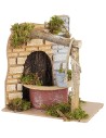 Pozzo per presepe cm 15x10x15,5 h 15x10x15, pozzo, presepe