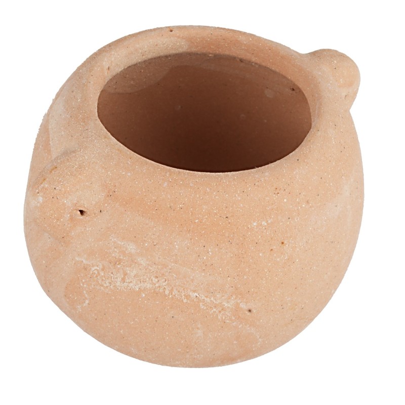 Pentola in terracotta cm 3 h pentola, terracotta Mondo Presepi