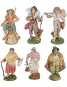 Set 6 statuine 10 cm per presepe statuine, presepe Mondo Presepi