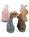 Natività 5 soggetti serie 8 cm statue moranduzzo, statue landi