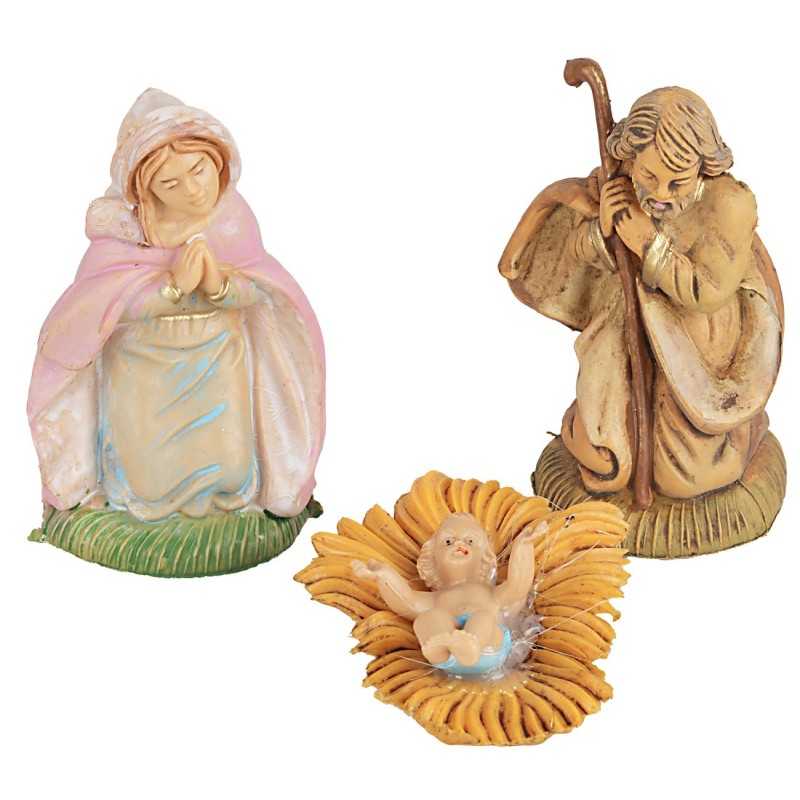 Natività 3 pezzi serie 8 cm statue moranduzzo, statue landi