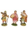 Set 6 statue 10 cm per presepe per presepe Mondo Presepi