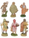 Set 6 statue 10 cm per presepe per presepe Mondo Presepi