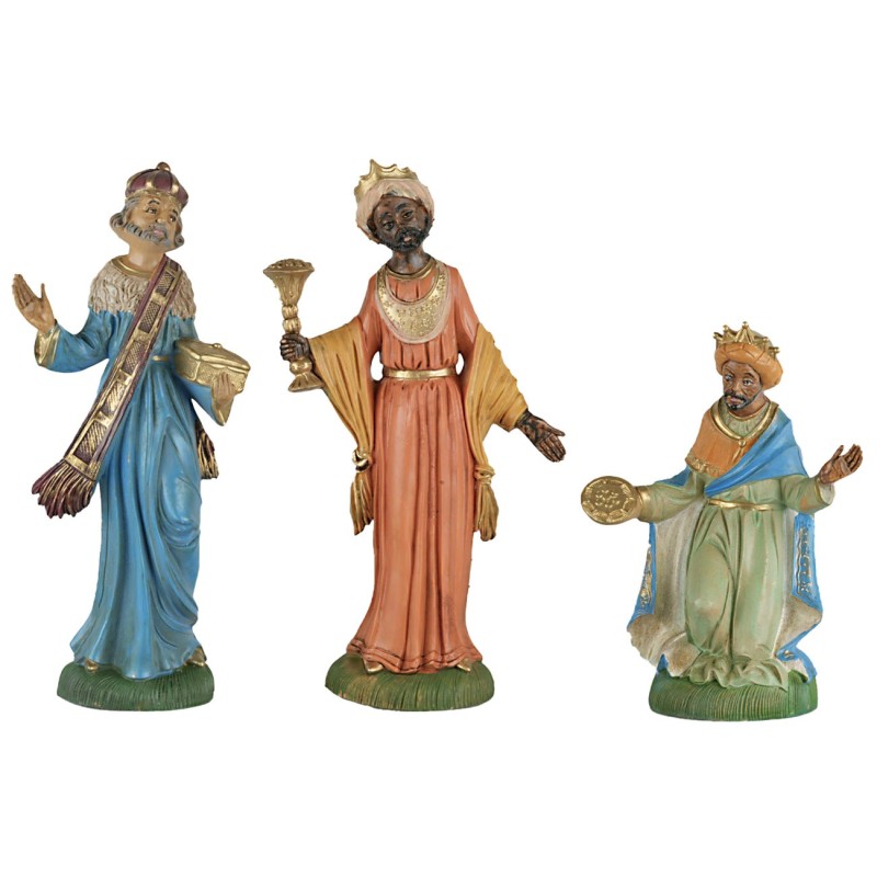 Set tre Re Magi serie 30 cm per presepe Mondo Presepi