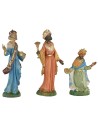 Set tre Re Magi serie 30 cm per presepe Mondo Presepi