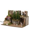 copy of Presepe illuminato con cascata funzionante cm 60x35x33h