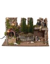 copy of Presepe illuminato con cascata funzionante cm 60x35x33h