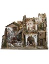 copy of Presepe illuminato con mulino elettrico cm 60x35x35h