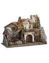 copy of Presepe illuminato con mulino elettrico cm 60x35x35h